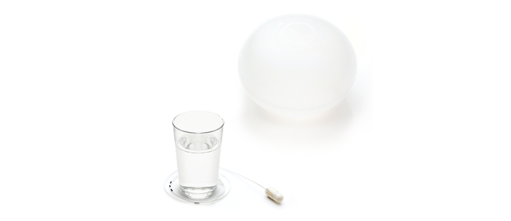 Water, pill & Balloon