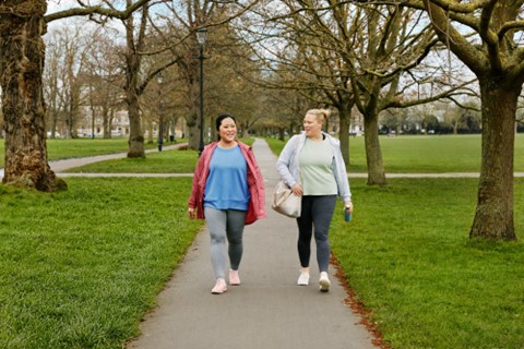 Walking as exercising