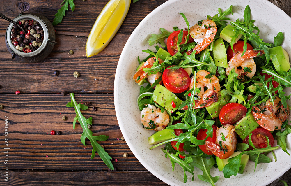 Avocado Prawn Salad