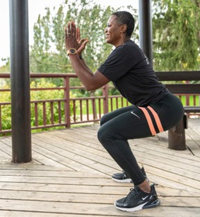 Women exercising